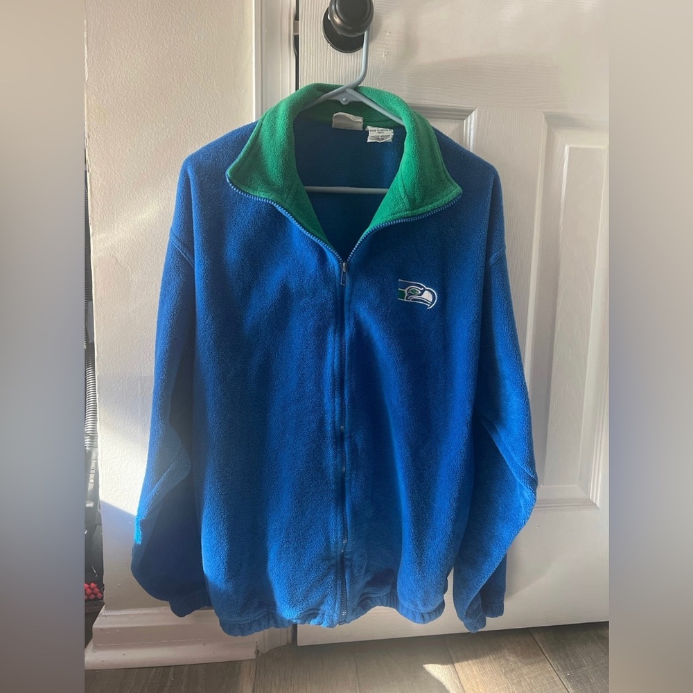 Vintage Seattle Seahawks fleece jacket size large